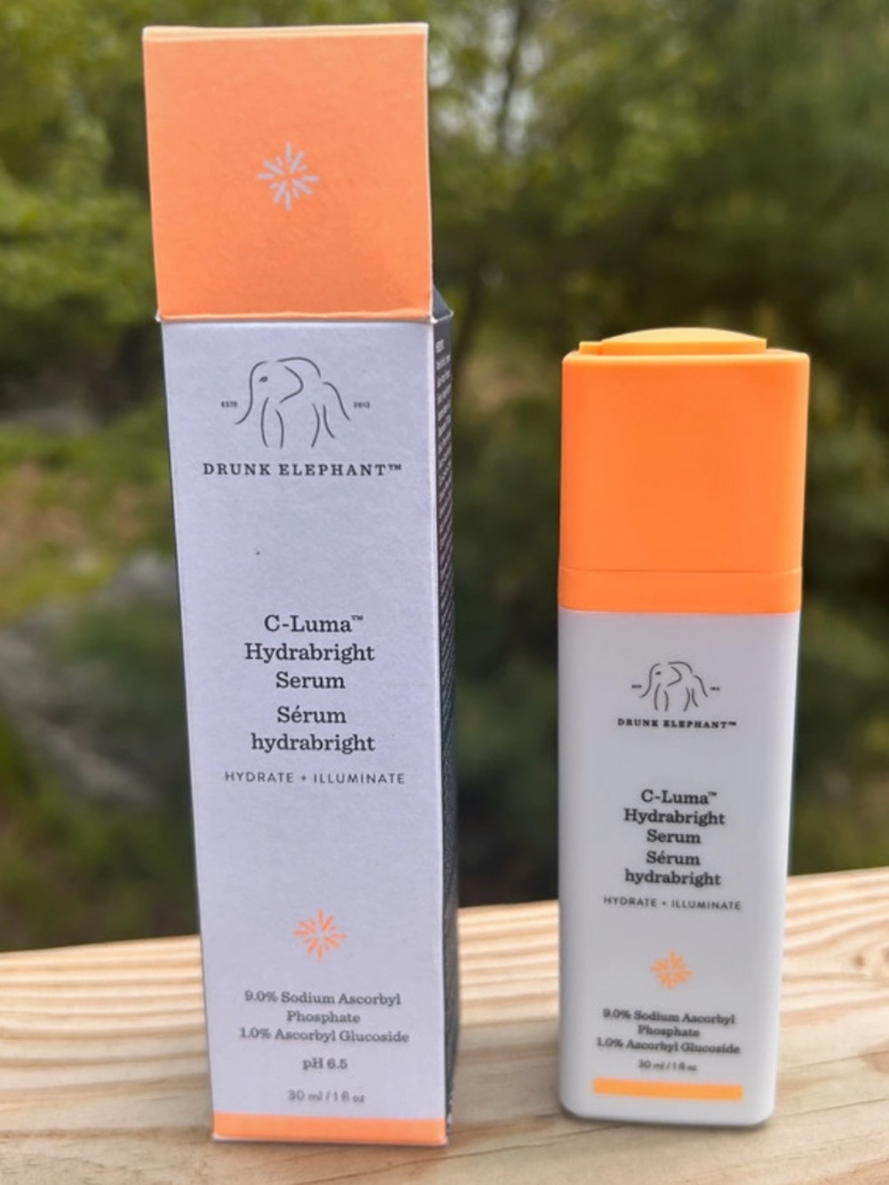 Drunk Elephant C-Luma Hydrabright Serum full size 1 oz $68 MSRP